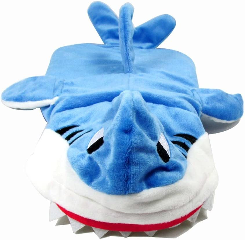 Funny Dog Cat Shark Costumes, Pet Halloween Christmas, Blue, Size 9.4