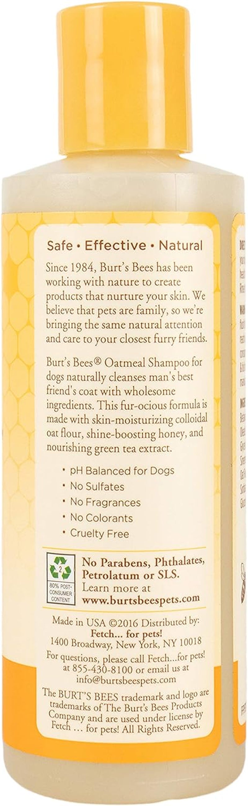 for Pets Dogs Natural Oatmeal Shampoo with Colloidal Oat Flour and Honey| Oatmeal Dog Shampoo | Soothing and Cleansing Oatmeal Shampoo for Dogs, 2 Pack