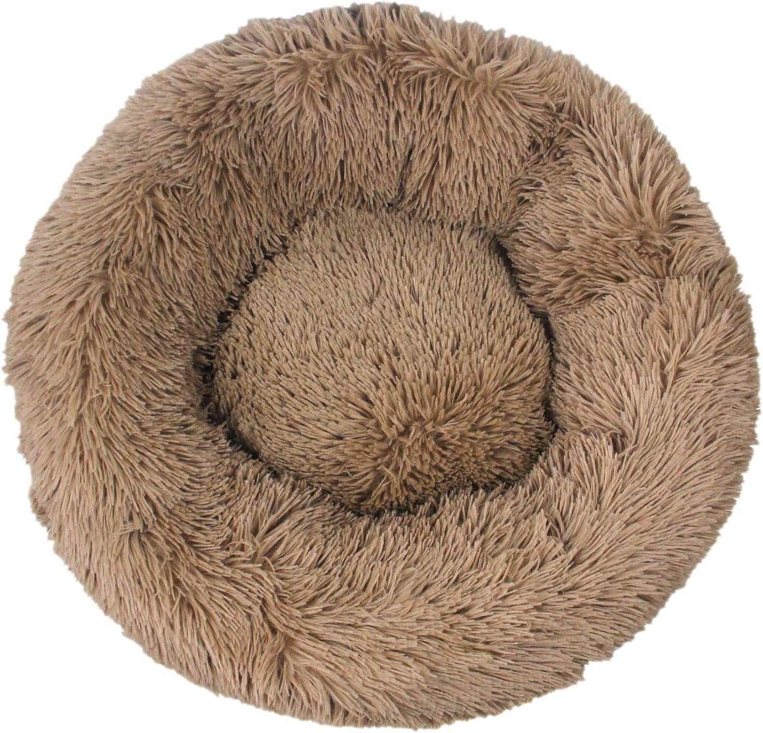 Dog Bed Cat Bed Cushion Donut Bed Faux Fur Cuddler for Dog Cat Improved Sleep Pet Bed Multiple Sizes Machine Washable