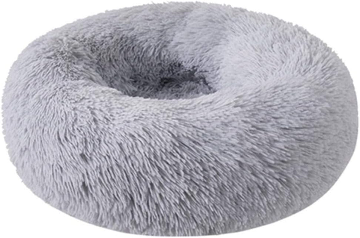 Dog Bed Cat Bed Cushion Donut Bed Faux Fur Cuddler for Dog Cat Improved Sleep Pet Bed Multiple Sizes Machine Washable