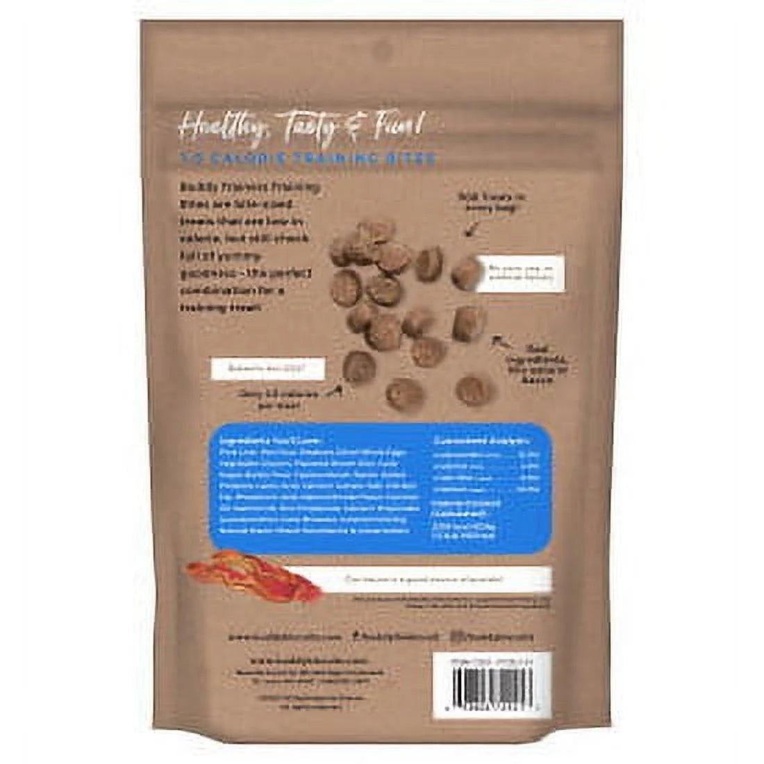 Training Bites for Dogs, Low Calorie Dog Treats Baked in the USA, Bacon 10 Oz.