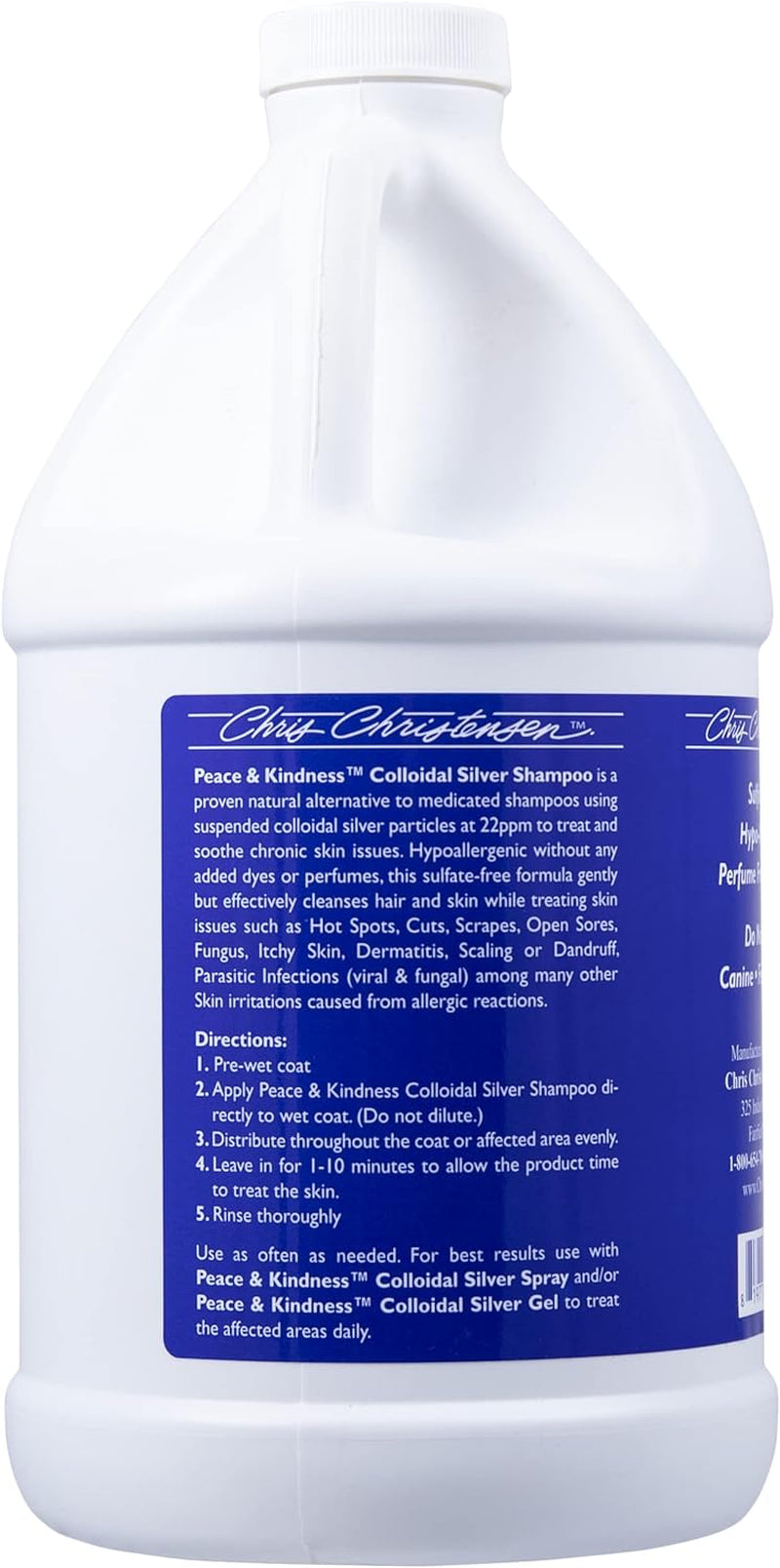 Shampoo for Dogs - Peace & Kindness Shampoo - Dog Shampoo for Skin Problems - Colloidal Silver Shampoo - 64 Oz.